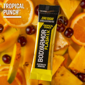 BodyArmor Flash I.V. vitamins B and C packet boosts daily wellness.