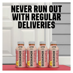 BODYARMOR Lyte 28oz pack front emphasizes value and portability.