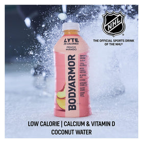BODYARMOR Lyte bottle label details electrolytes and vitamins.