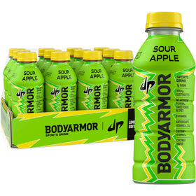 BODYARMOR LYTE Sour Apple bottle 16oz for workouts
