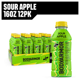 BODYARMOR LYTE Sour Apple natural flavor badge with no artificial additives