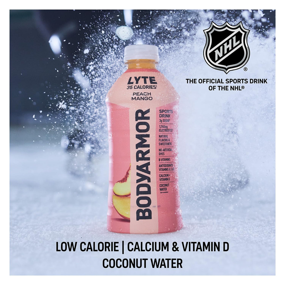 BODYARMOR Lyte vitamin boost bottle emphasizes antioxidants for daily wellness.