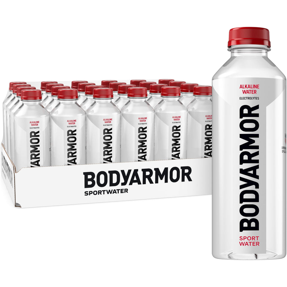 BODYARMOR SportWater 700mL bottle front view for on-the-go hydration and high alkalinity
