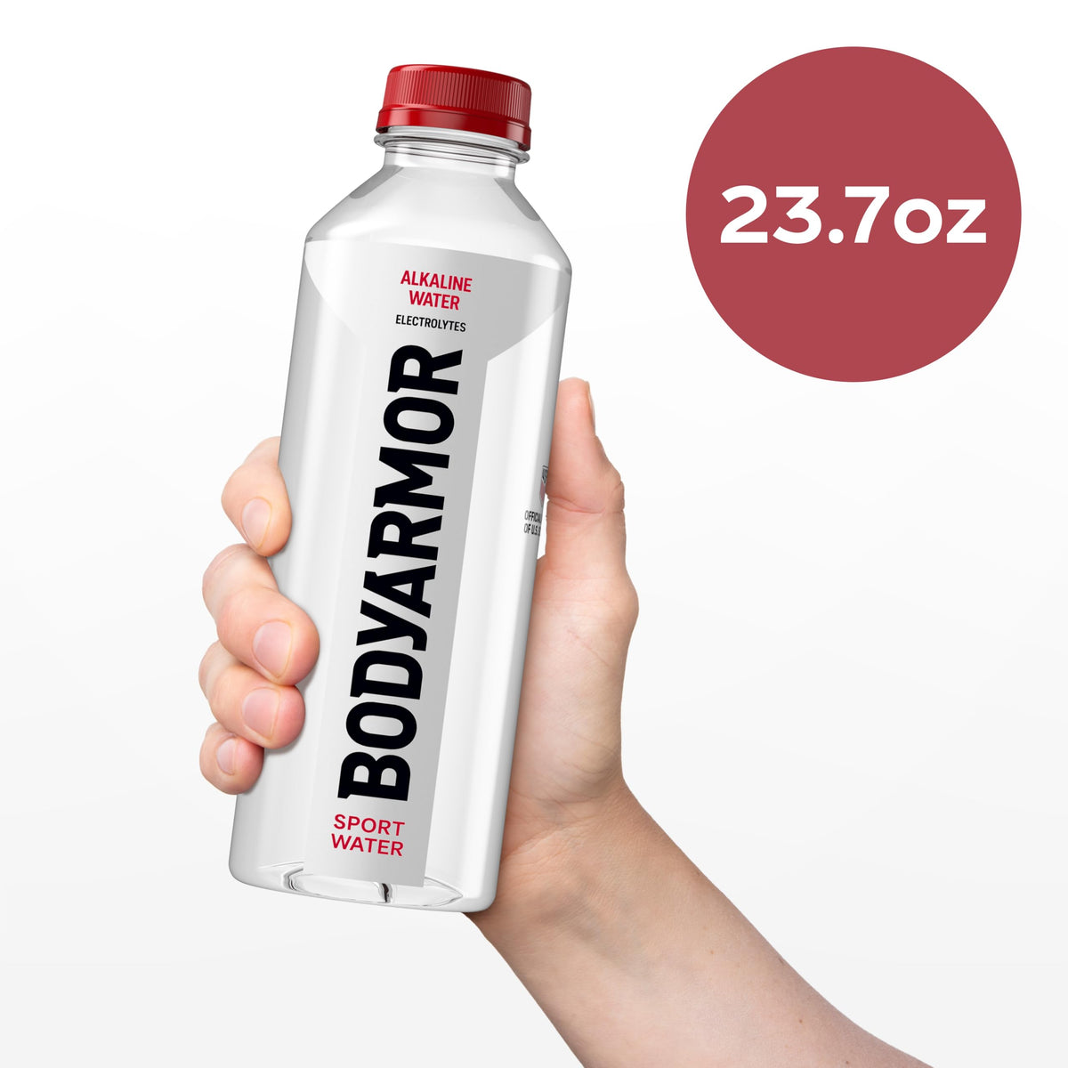BODYARMOR SportWater athlete taking a quick sip during activity