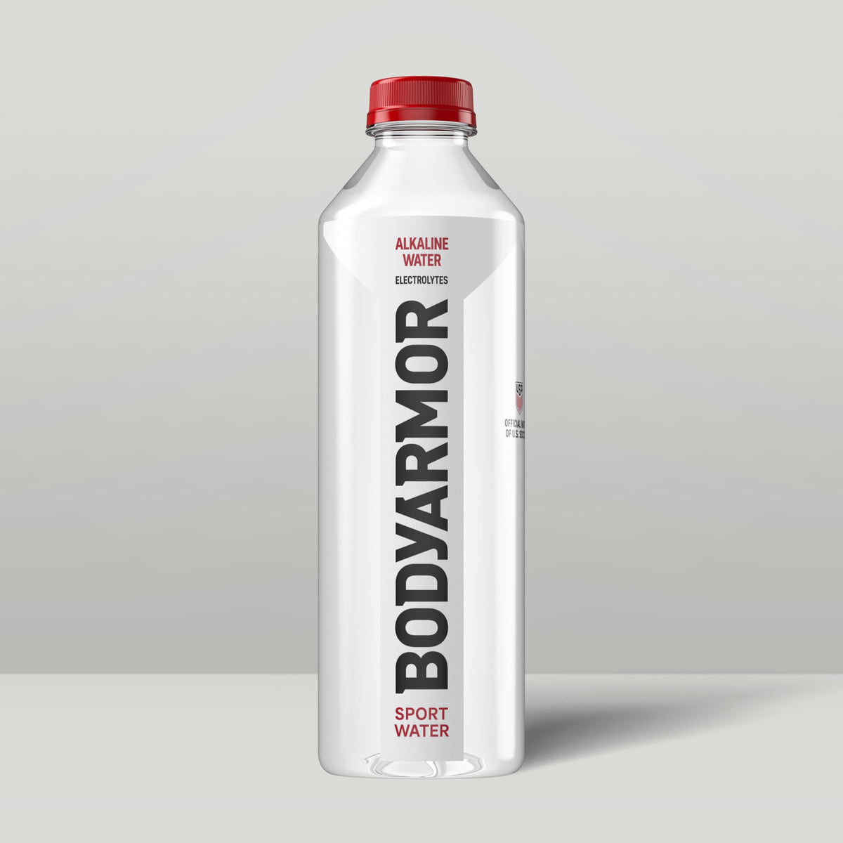 Close sip of BODYARMOR SportWater showing refreshing hydration