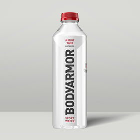 Close sip of BODYARMOR SportWater showing refreshing hydration