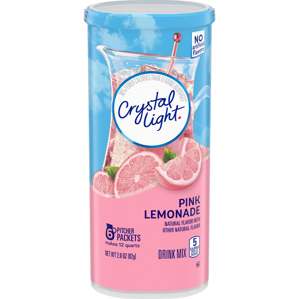 Boiyiklonn Crystal Light Pink Lemonade packet for easy low-calorie mixing.