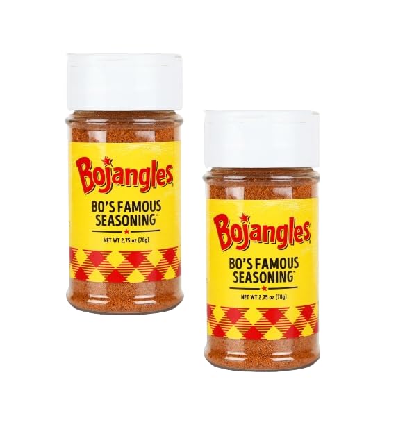 Bojangles Bo’s Famous Seasoning ingredients label highlights paprika and spices.