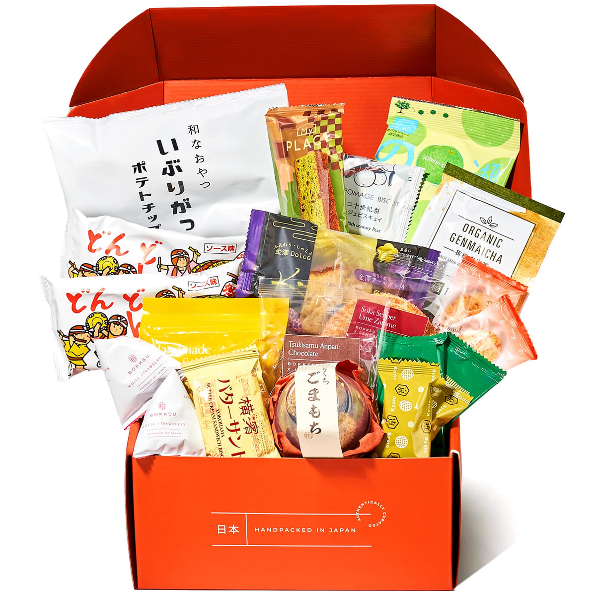 Bokksu Seasons snack box cover, elegant gift packaging for Japanese snack lovers.