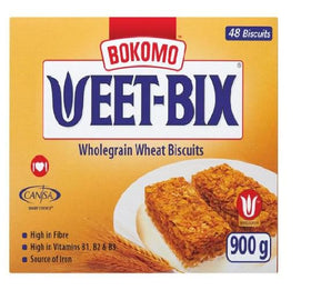 Bokomo Weet-Bix Original served in milk bowl, crisp and quick