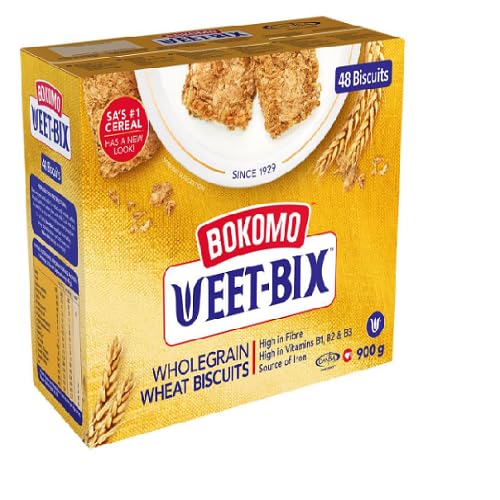 Generic Bokomo Weet-Bix Original 900g pack, a wholesome breakfast staple