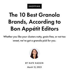 BOLA Granola snack on the go layout promotes convenient, portion-controlled indulgence.