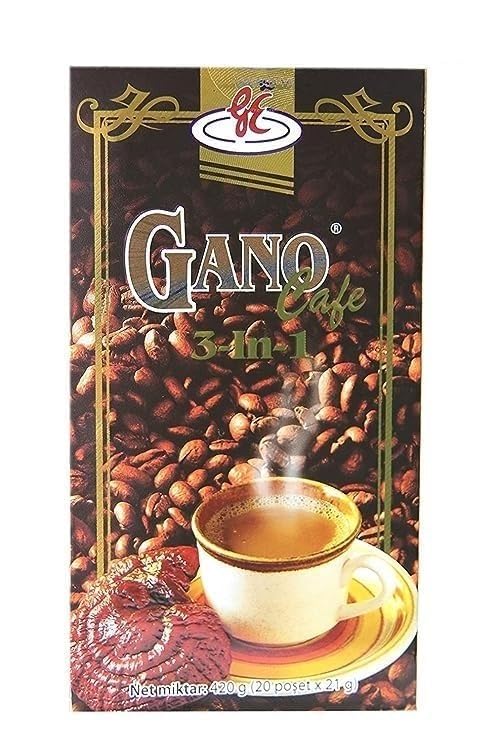 Bola Nymphea GanoExcel 3-in-1 instant coffee pack for a smooth morning ritual.