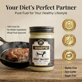 Bold I'Land Wagyu tallow in dish prep hints at restaurant-quality flavor.