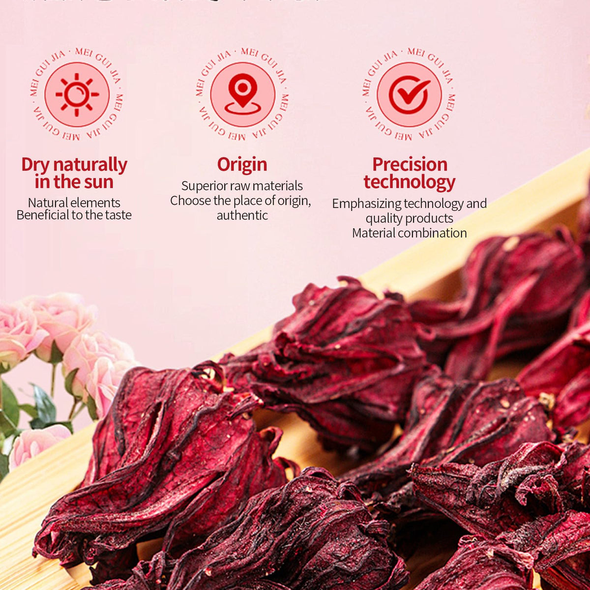 Brewing Bombala hibiscus tea in hot water for a tangy infusion.