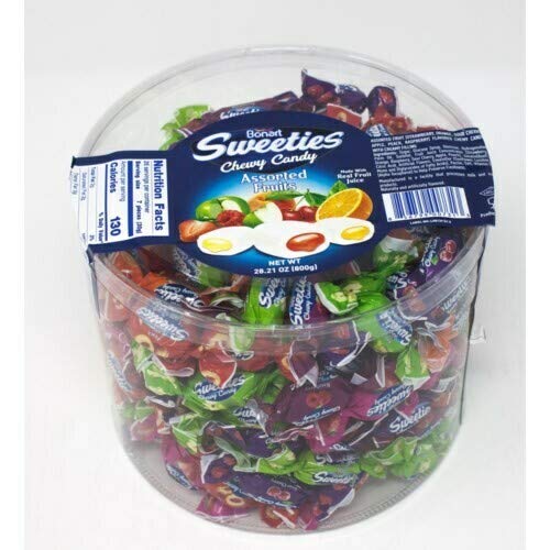Bonart Damla assorted fruit chewy candy bag with multiple flavors, ideal for sharing.
