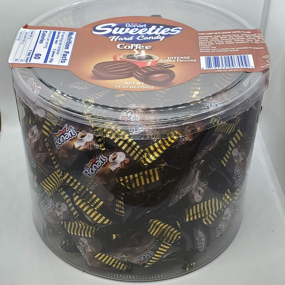 Bonart Sweeties Coffee hard candy tube, ideal gift and on-the-go snack