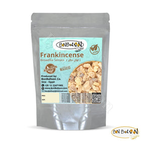 Bonballoon Egyptian frankincense gum packaging display for easy storage.