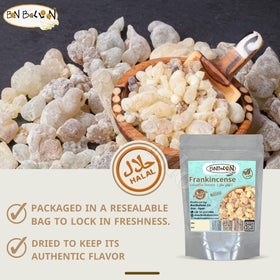 Bonballoon frankincense gum ingredients 100 natural emphasizes pure resin quality.