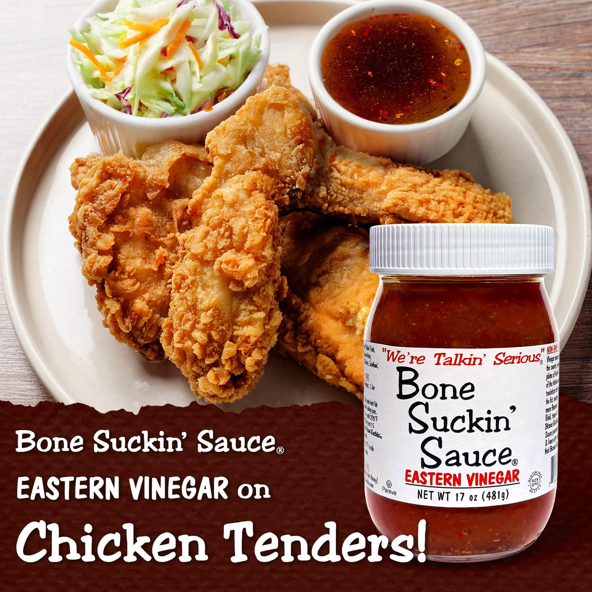 Bone Suckin' glaze on grill pan for bold barbecue flavor.