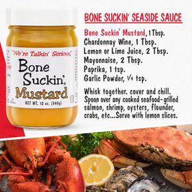 Close-up texture of Bone Suckin' Sweet Spicy Mustard