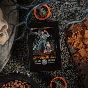 Bones Coffee Army of Dark Chocolate cup: rich aroma, smooth finish.