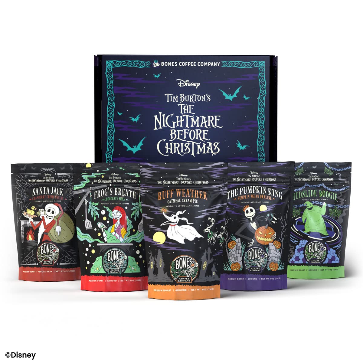 Artisan roasted Beans in five flavors for versatile brewing.