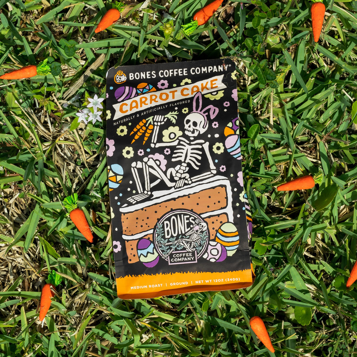 Bones Coffee Auto Drip ground bag ideal for quick mornings.