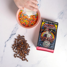 Bones Coffee Electric Unicorn ground-coarse for ideal auto-drip brewing