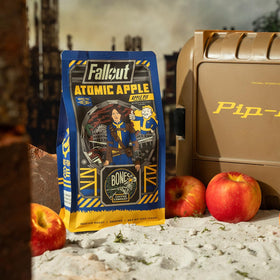 Bones Coffee Fallout Atomic Apple whole beans showcase premium arabica quality