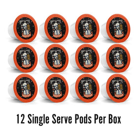 Bones Coffee French Toast pods packaging closeup with premium look