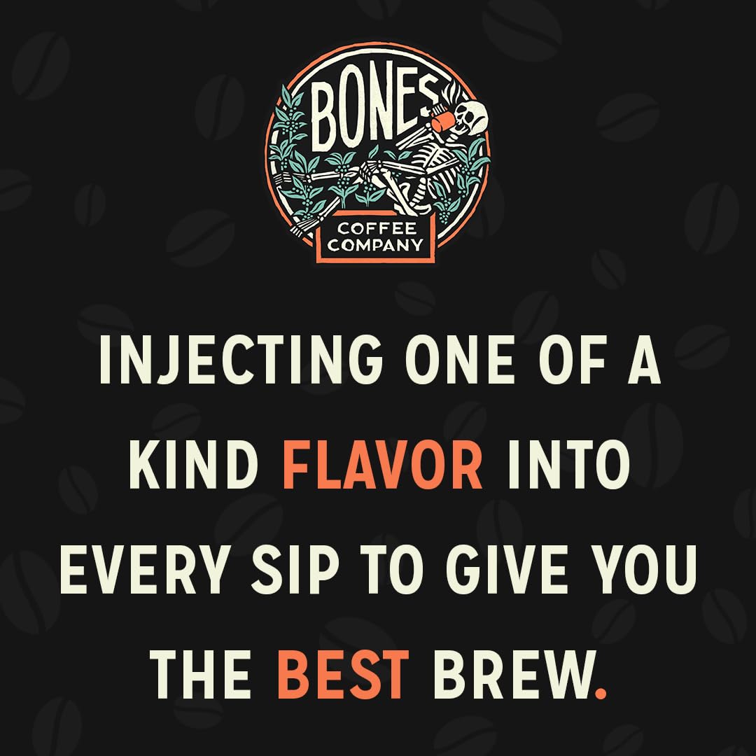 Bones Coffee Frog's Breath packaging with resealable bag preserves freshness