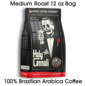 Bones Coffee Holy Cannoli French press-friendly grind optimizes flavor extraction