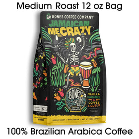 Bones Coffee Jamaican Me Crazy aroma beans reveal fresh, aromatic notes.