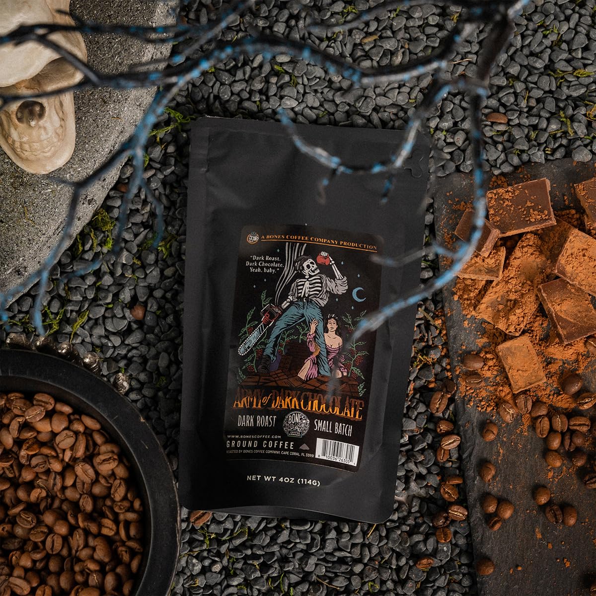 Low-acid, medium roast profile delivers smooth balance.