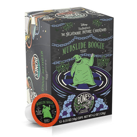 Bones Coffee Mudslide Boogie chocolate pod delivers rich flavor for Keurig brewers.