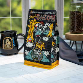 Bones Coffee resealable packaging preserves aroma between brews.