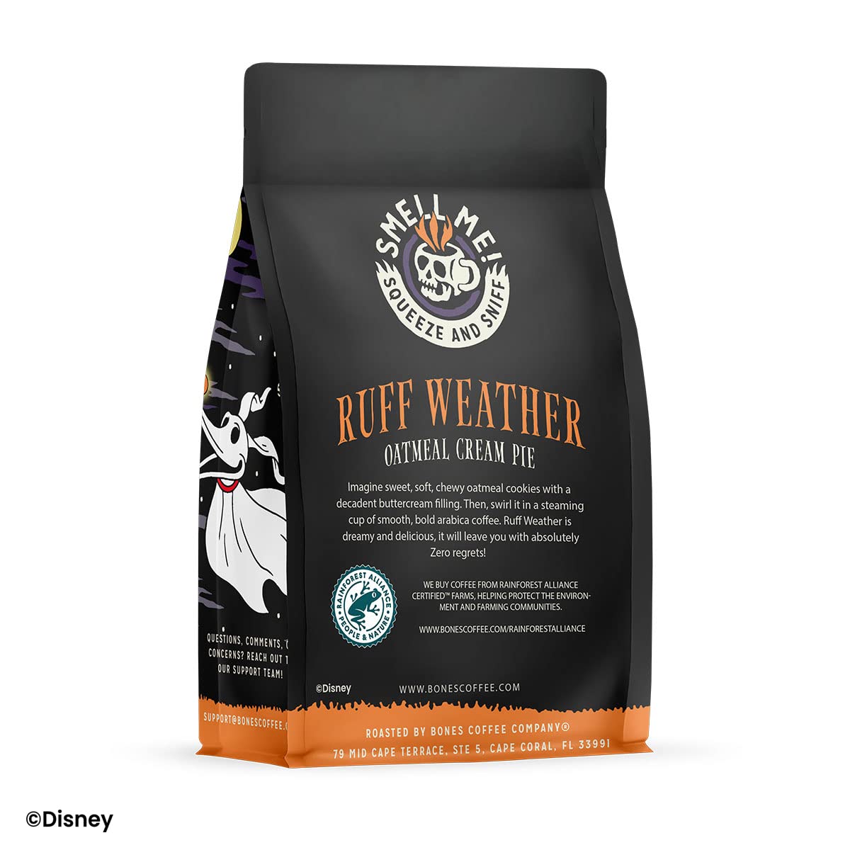 Bones Coffee Ruff Weather ground coffee for drip or pour-over brewing.