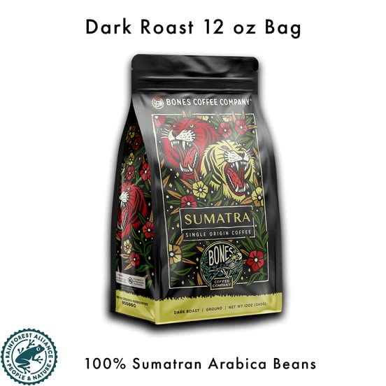 Bones Coffee Company Smoky earthy aroma adds depth to every brew