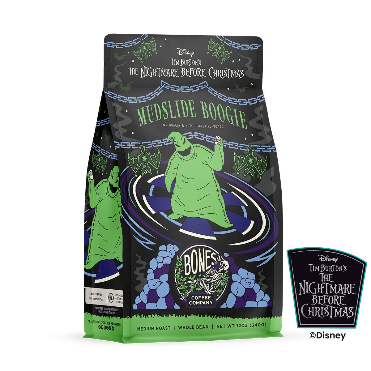 Bones Coffee Mudslide Boogie grind for French press delivers smooth body.