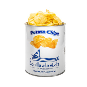 Bonilla a la Vista chips crisp closeup highlights golden crunch and olive oil richness