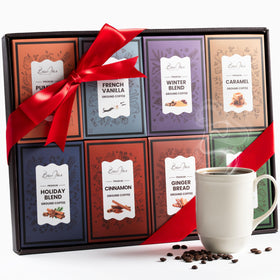 BonJoie coffee gifts set in holiday box, ideal for thoughtful Christmas gifting.