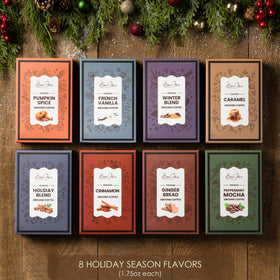 BonJoie peppermint mocha flavor coffee sachet for festive brews.