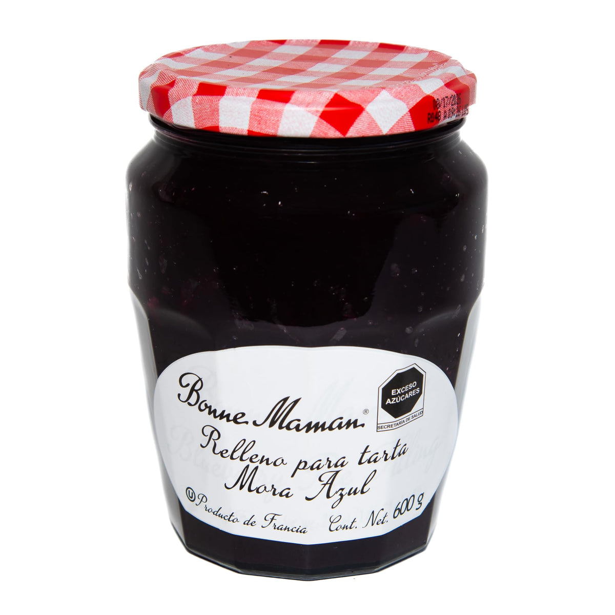 Bonne Maman Blueberry Pie Filling jar for quick, flavorful desserts and toppings.