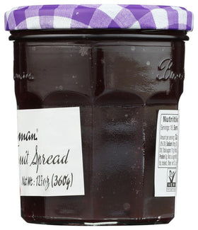 Bonne Maman Concord Grape fruit spread on toast, perfect breakfast moment.
