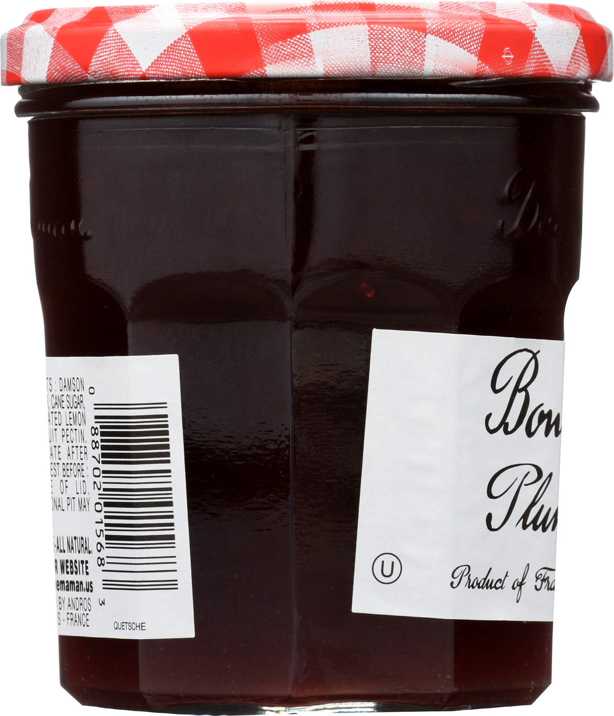 Bonne Maman Damson Plum Preserves on a scone offering comforting sweetness