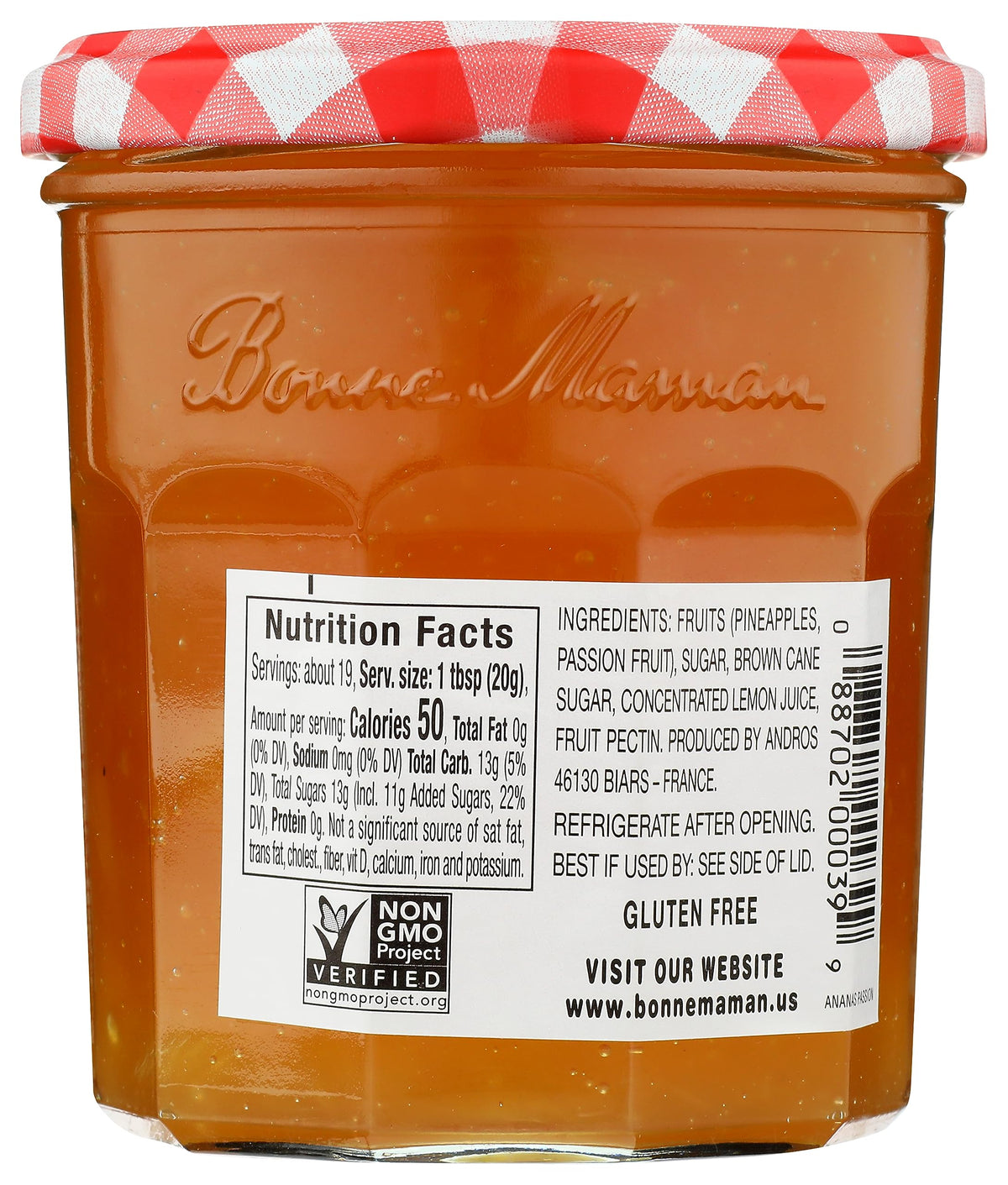 Bonne Maman Lemon Curd on a scone for bright citrus flavor.