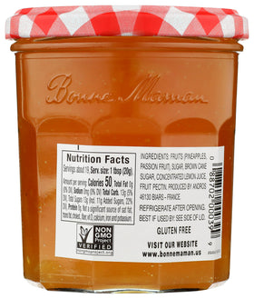 Bonne Maman Lemon Curd on a scone for bright citrus flavor.