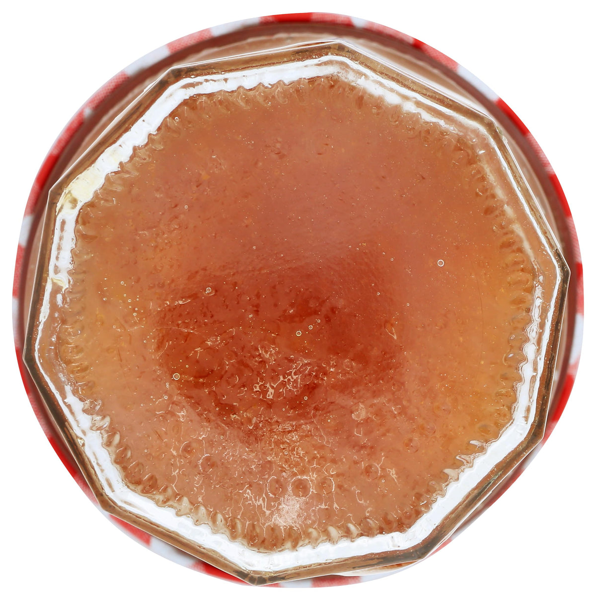Bonne Maman Peach Preserve elegant jar, adds a premium touch to meals.