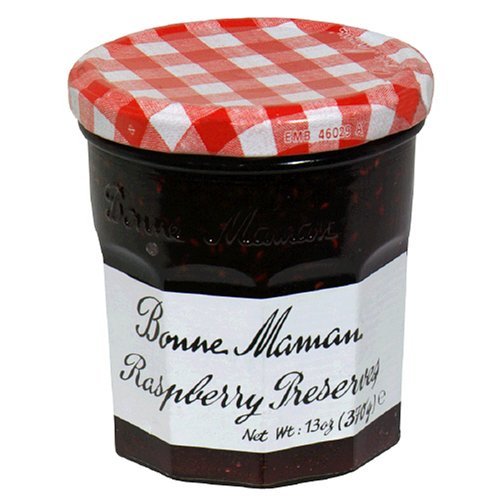 Bonne Maman Raspberry Preserves on toast, a sweet, natural upgrade.